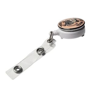 Handmade “Current Mood: Feral” Badge Reel